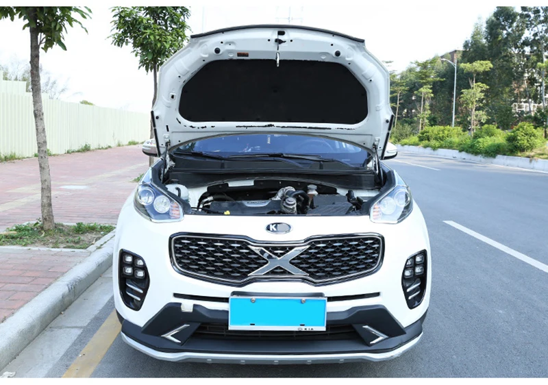 Для Kia Sportage- QL KX5 крышка переднего капота двигателя гидравлический шток стойки Пружинные ударные штанги кронштейн для стайлинга автомобилей