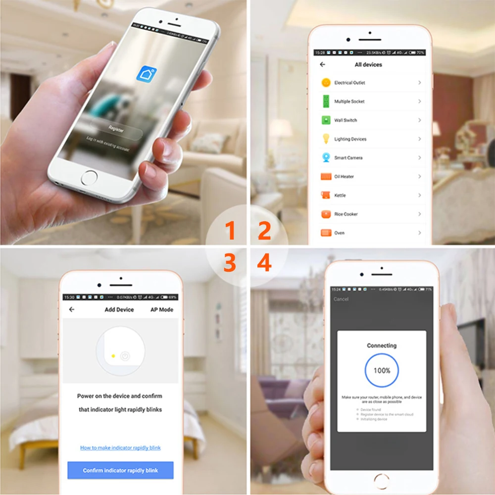 Умная розетка с Wi Fi 16 А голосовым управлением|Умные розетки| |