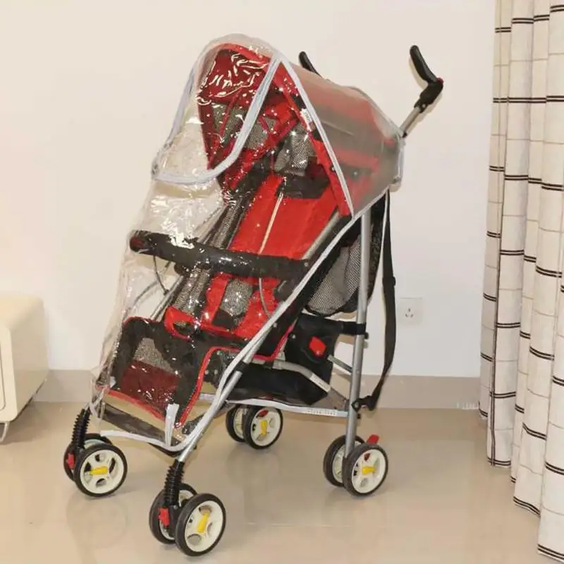 

Baby Stroller Rain Cover Waterproof Dust Shield Rain Canopy Raincoat for Stroller Pushchairs Baby Outdoor Stroller Accessories