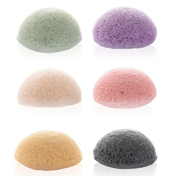 

Fulljion Natural Konjac Cosmetic Puff Facial Sponge Face Cleanse Washing Facial Care Face Powder Makeup Tools