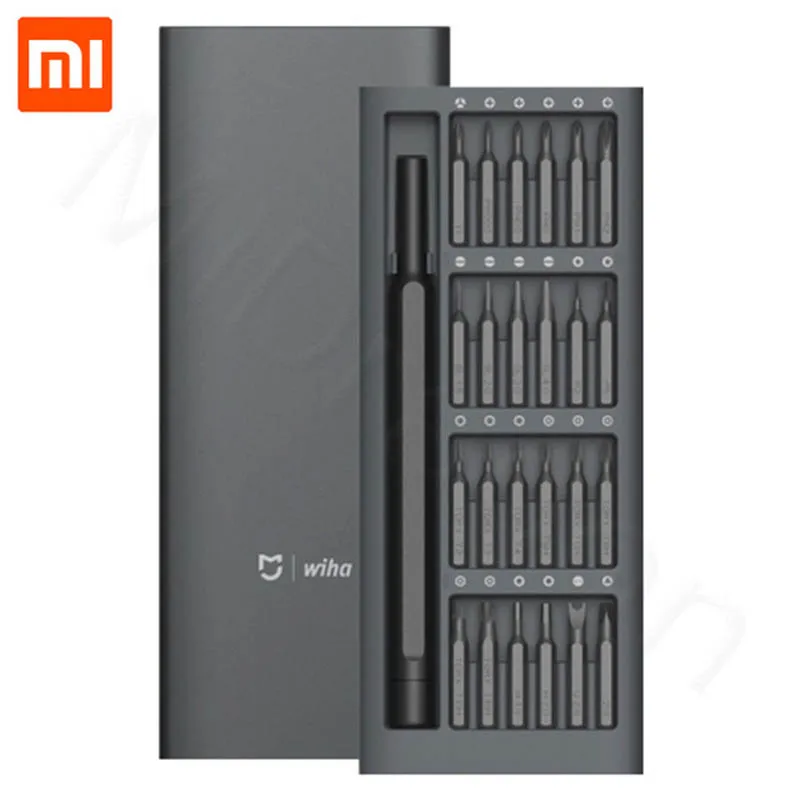  Original Xiaomi Mijia Wiha Screw Driver 24 in 1 Precision Kit 60HRC Magnetic Bits Xiaomi Home Kit R