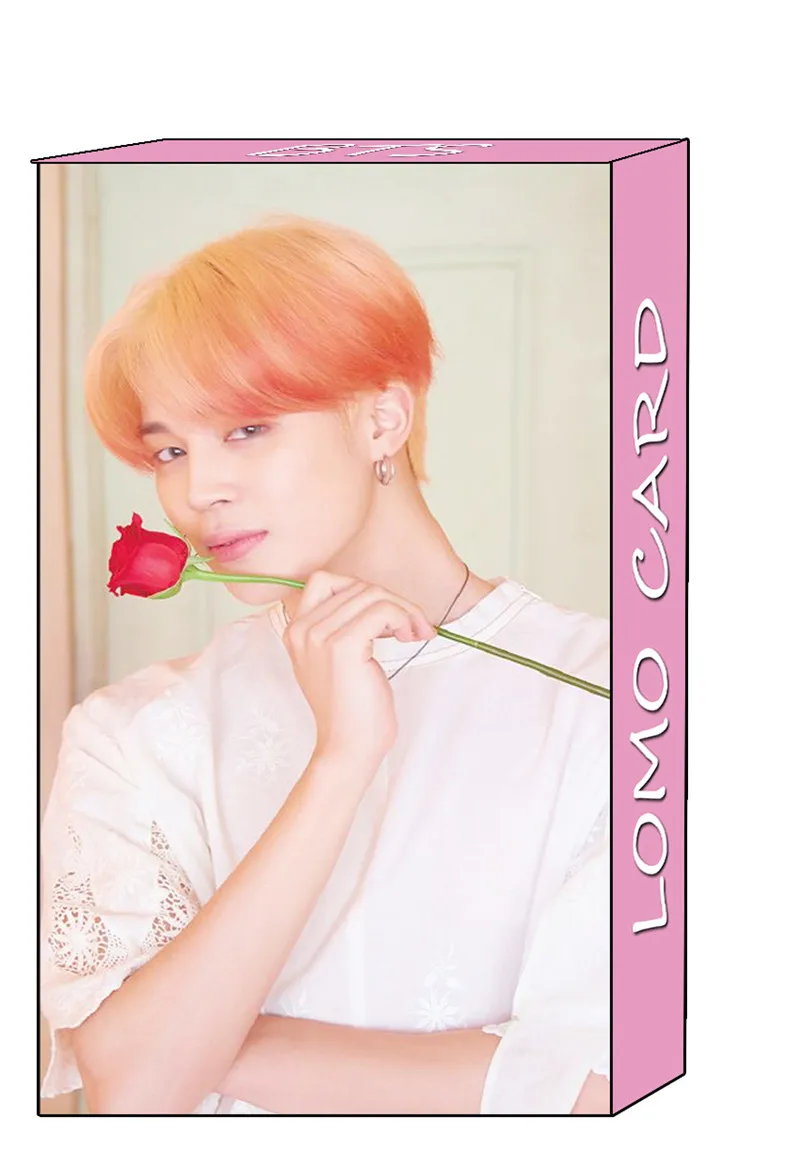 Kpop Bangtan Boys альбом карта душа Persona мальчик с LUV фото плакат в виде карты Фотокарта Lomo карта Любовь YOURSEFL говорящий JIMIN V - Цвет: JIMIN