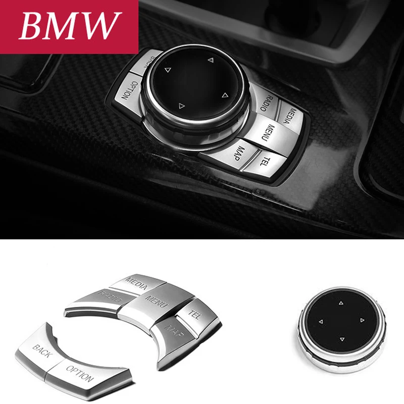 Для BMW F15 F16 F25 F26 E60 E70 E90 E92 X3 X5 F10 F20 F30 M Логотип мультимедийная кнопка декоративная