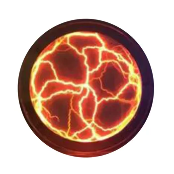 Fancy Glas Plasma Schijf Kleurrijke Portable Mini Pocket Batterij Aangedreven Vakantie Disco Party Led Club Decor Sensor Verlichting Plaat