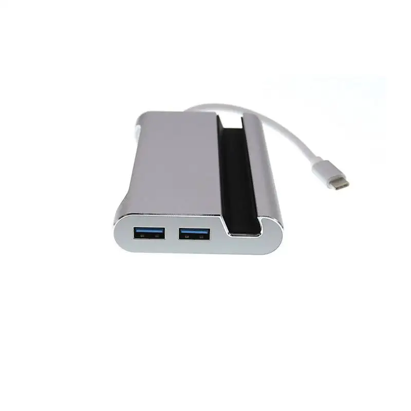 7в1 Usb C к 4K Hdmi Vga Rj45 Ethernet Usb 3,1 порт type C зарядный адаптер концентратор
