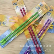 Напрямую от производителя браслеты Бэтман стиль DIY ручной инструмент для вязания крючком набор 7 шт. блестящий крючок набор
