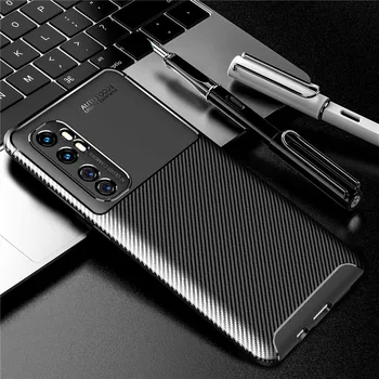 Перейти на Алиэкспресс и купить Чехол из углеродного волокна для Xiaomi Mi Note 10 Lite, чехол для Redmi 9 Note 9 S 8T 8 Pro 7 Pocophone F1, чехол для телефона, бампер Mi 9 SE 9T A3 Max 3