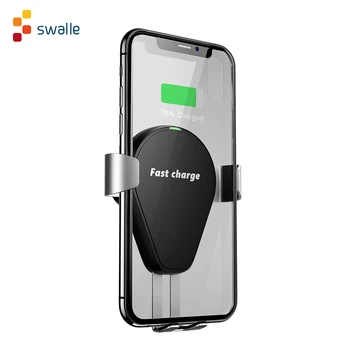 

Swalle Gravity Car Holder wireless charger For Phone in Car Air Vent Clip Mount Mobile Cell Phone Holder Stand For iPhone Xiaomi