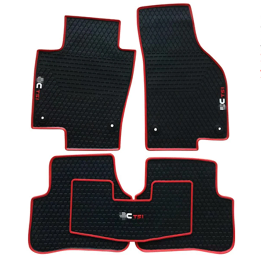 

YJ99 For Volkswagen VW CC 2010 2011-2018 All Weather High Quality Anti Skip Latex Durable Carpets Special Rubber Car Floor Mats