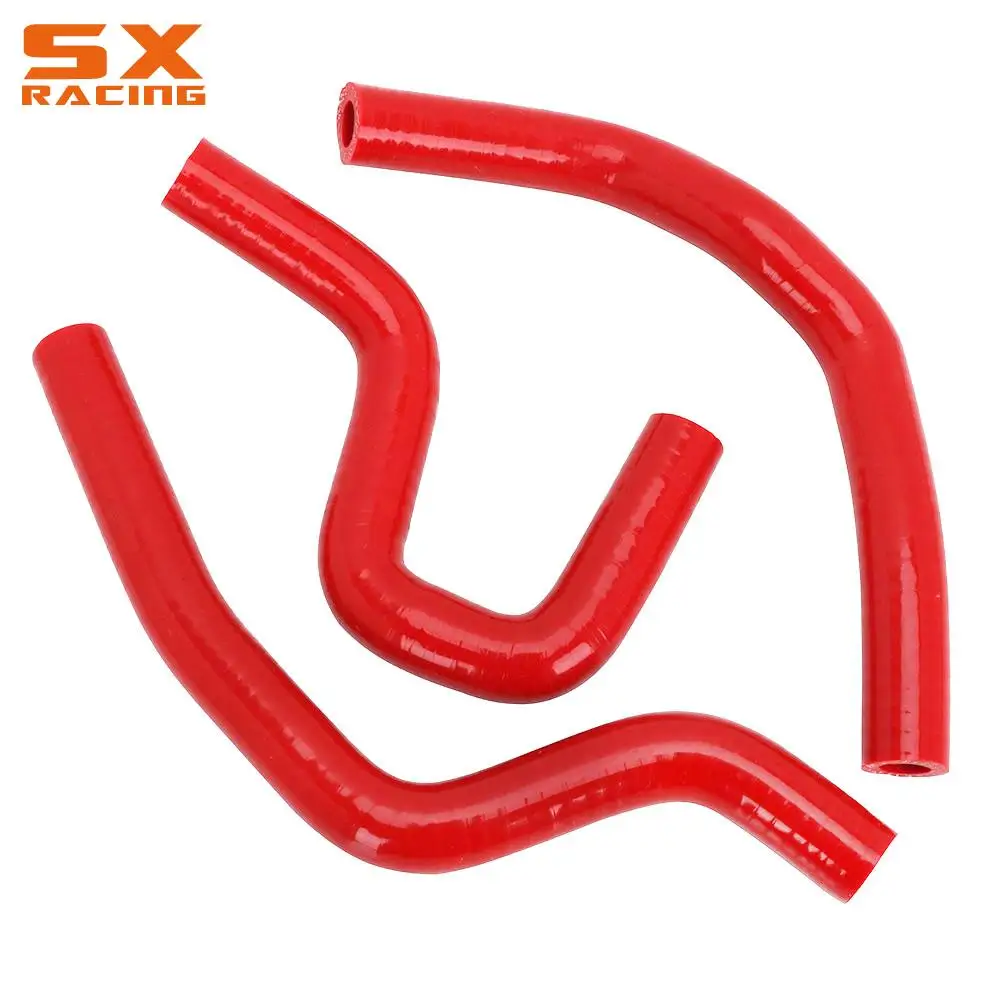 Motorcycle Red Water Pipe Silicone Radiator Coolant Hose For HONDA CR80R 1998-2002 CR85R 2003-2007 CR 80R 85R | Автомобили и