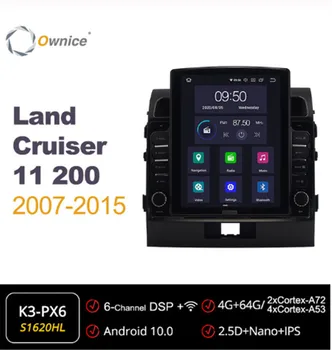 

Ownice Octa 8Core Android 10.0 Car Radio forToyota Land Cruiser 11 200 2007 - 2015 GPS 2 Din Auto Player 4G LTE Tesla Style