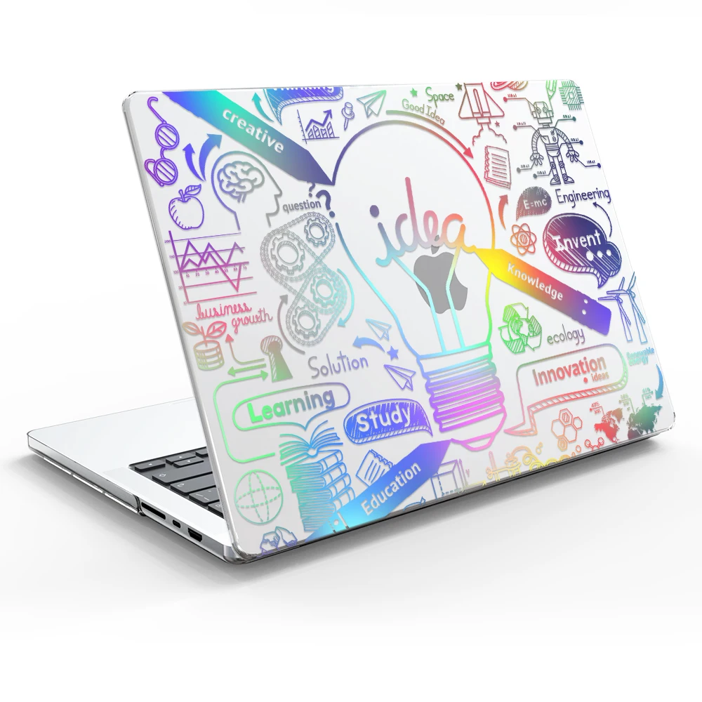 Capa para Laptop Mtt para Macbook Air 13 13.6 m1 m2 Capa Dura a Laser Colorida para Macbook Pro 14 16 2023 Funda A2442 A2485 A2337 A2338 - Imagem 4