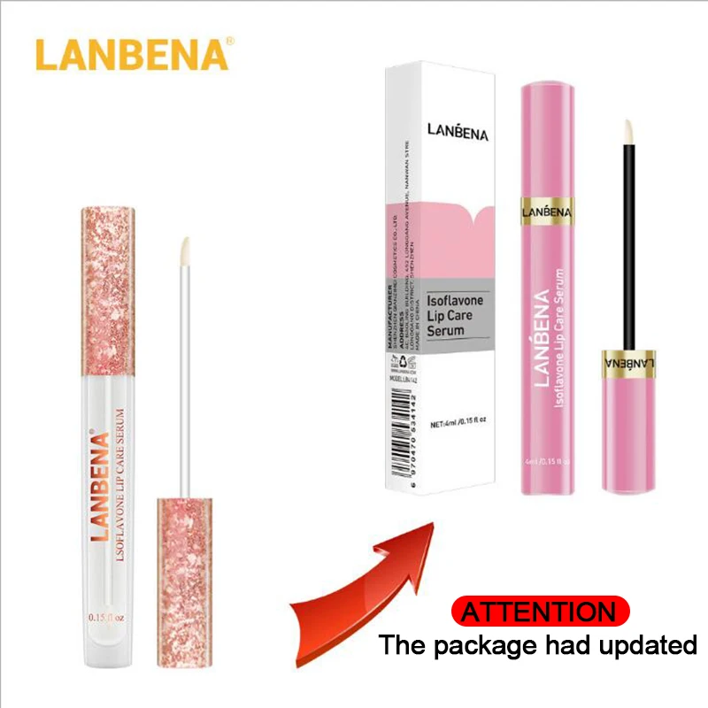 Thickening Lip Labena Plumping Lips Plumper Lsoflavone Serum LANBENA Resist Aging Essence Moisturizing Lambena Mouth Line Charms