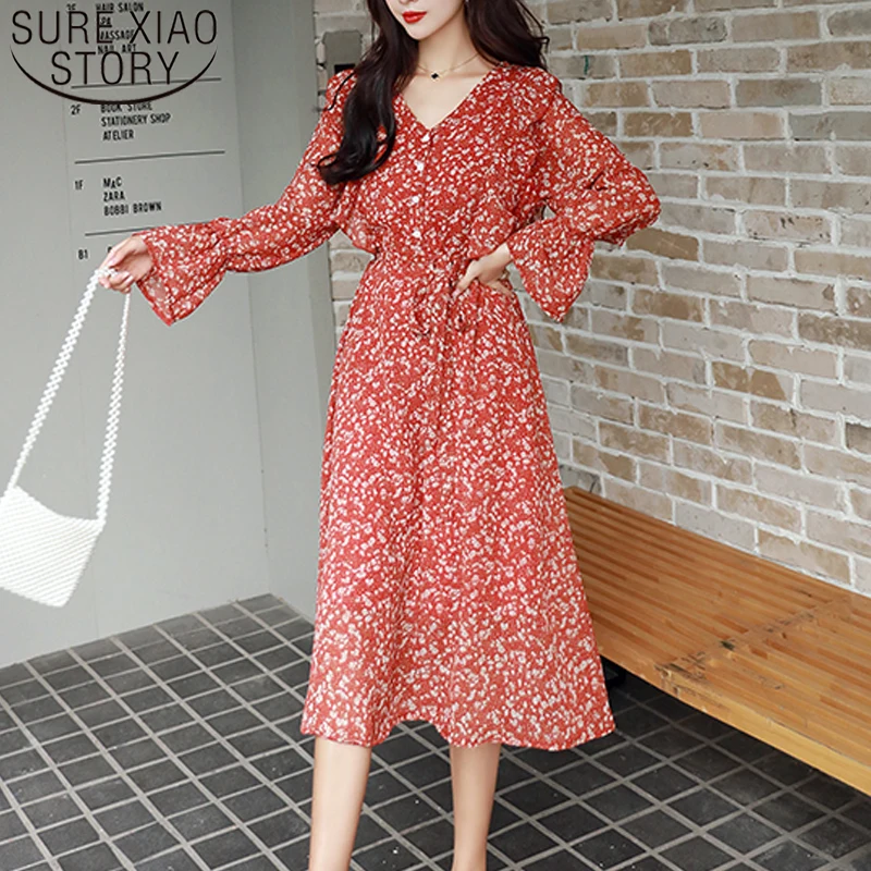 2020 Summer New Chiffon Women Sun Protection Clothing Female Long Beach Cardigan Wild Printing Splicing Thin Clothing 3555 womens blouses