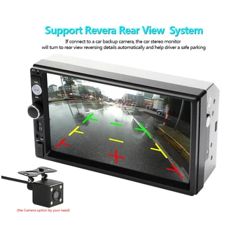 

Hot 2 Din Car Stereo Player MP3 Multimedia Player 7" Hd Touched Screen Car Radio With Remote Control 12v