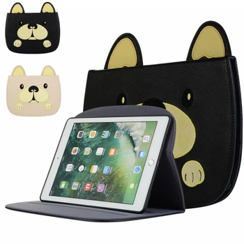 

Cartoon Leather Case for Ipad Mini 1 2 3 4 5 Stand Cover Soft TPU Case for Ipad Mini 4 Kids Embroidery Dog Protect Cover Fundas