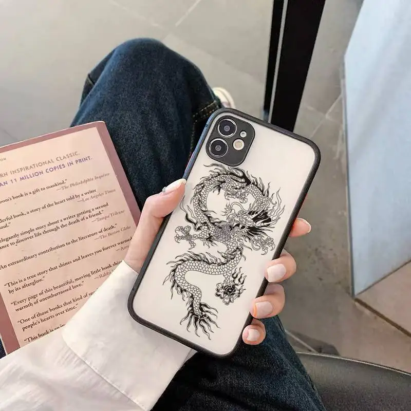 Модный Роскошный чехол ZOROXU с драконом для iPhone 12 Mini 11 Pro XS Max X XR 7 8 Plus прозрачный