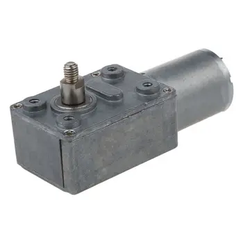 

New DC 12V 6mm Shaft 5RPM High Torque Turbine Worm Gear Box Reduction Motor