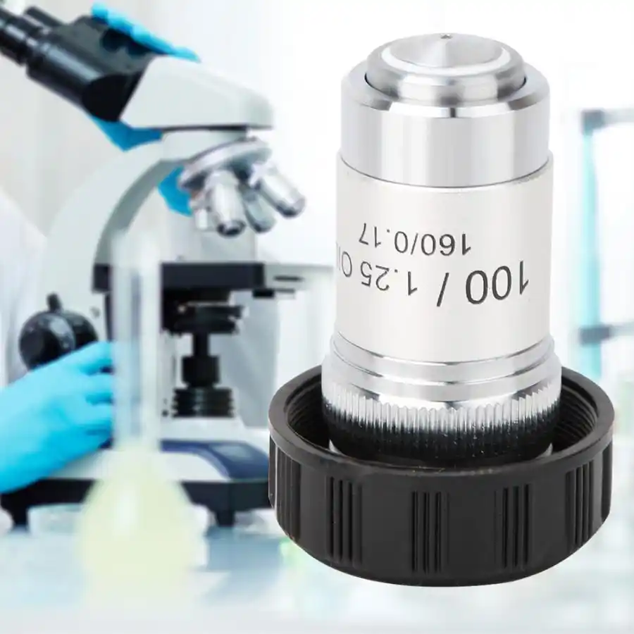 4X All-Steel Achromatic Objective Biological Microscope 195 All-Steel Achromatic Objective Lens for All Biological Microscopes with C Interface
