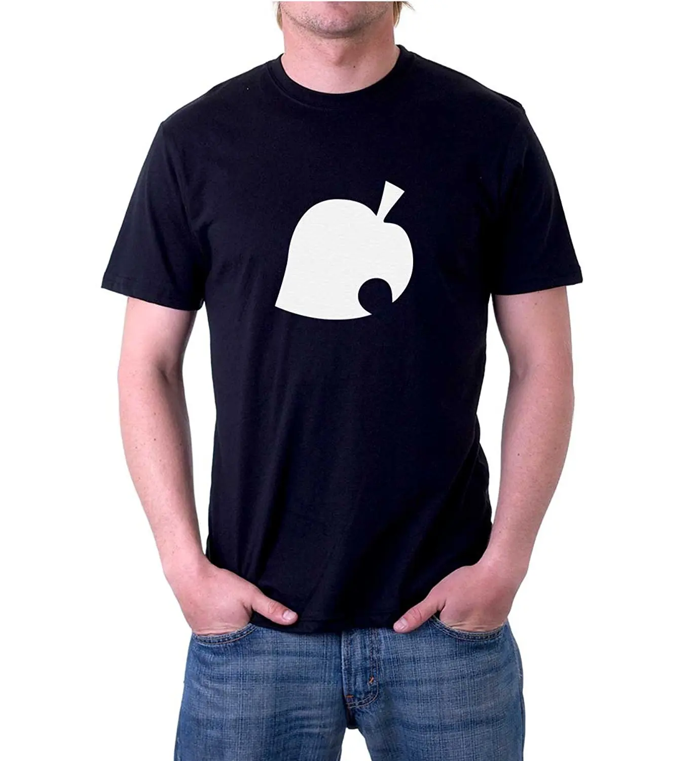 

Xtees Mens Animal Crossing Leaf Acnl T Shirt Printed T Shirt Men'S Short Sleeve O Neck T Shirts Summer Stree Twear