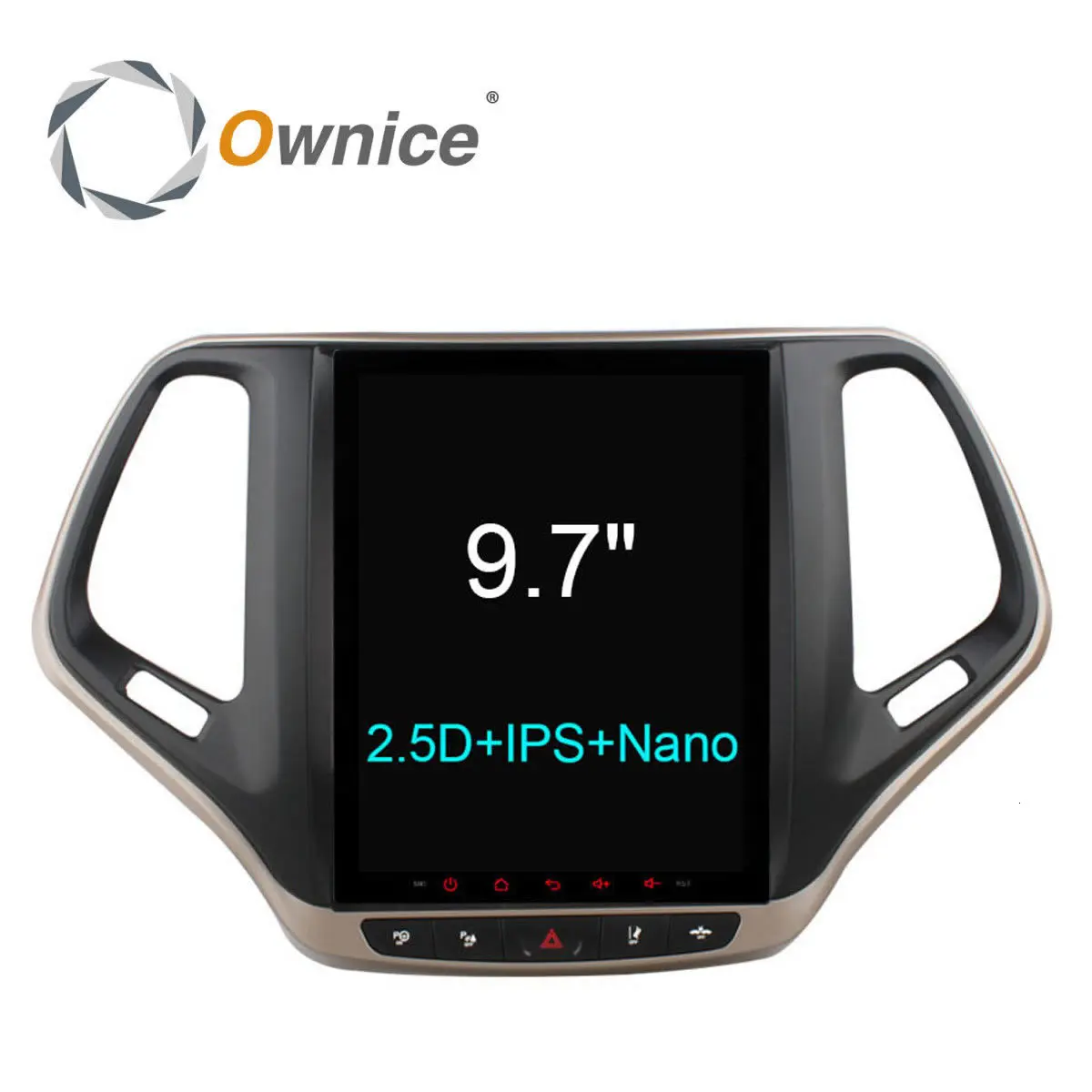 Ownice C600 9," Восьмиядерный Android 6,0 Автомобильная dvd-навигационная система плеер стерео для Jeep Compass-радио 2.5D ips DAB+ 4G