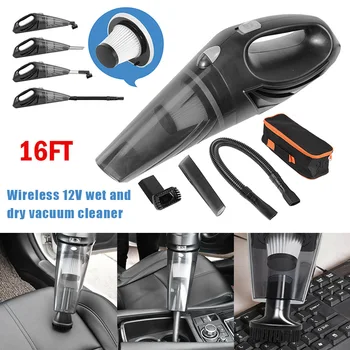 

Car Vacuum Cleaner Handheld Wet Dry Wireless Portable for Auto Dust Duster 12V Car Styling