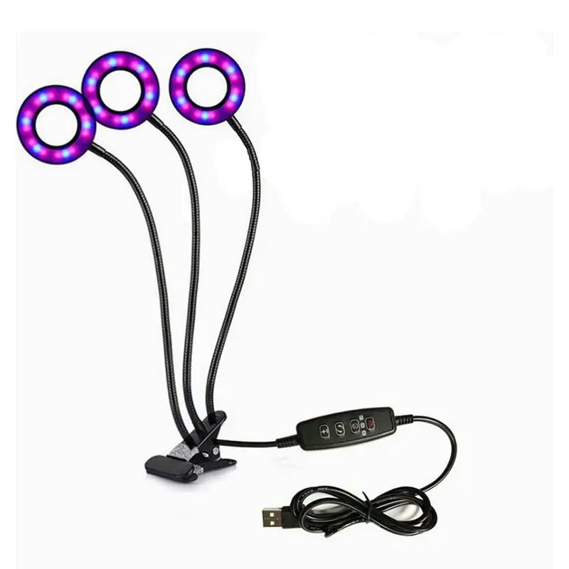 

Grow Light,30W LED Grow Lamp Plant Lights Full Spectrum,Auto ON & Off with 3/9/12H Timer 9 Dimmable Levels Clip-On Desk Grow Lam