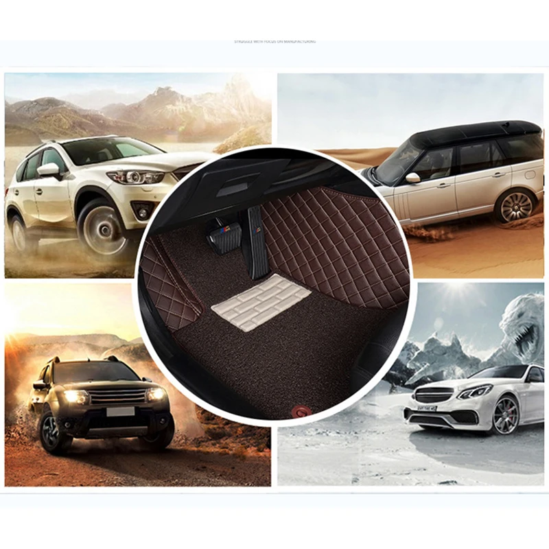 Пользовательские автомобильные коврики для Toyota Corolla Camry Rav4 Auris Prius Yalis Avensis Alphard 4Runner Hilux Highlander Sequoia коврик