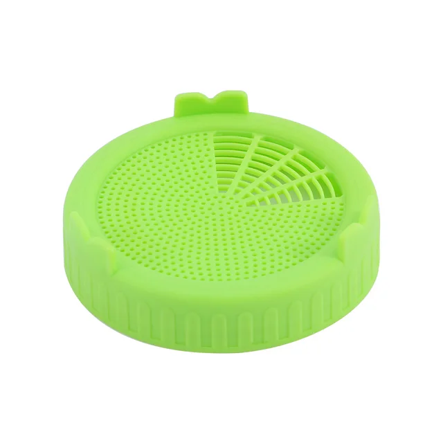 Csírázó Fedél Élelmiszer -Minőségű Háló Hajtás Fedőlaptermesztés Csírázási Növényi Szilikon Tömítő Gyűrű Fedele A Kőműves Edényekhez - Image 5