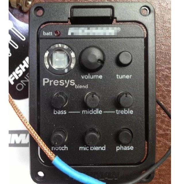 Fishman Presys Blend 301 User Manual Fishman Presys Blend 301 User Manual