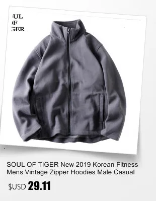 SOUL OF TIGER, модные корейские мужские зимние куртки в стиле сафари, мужские повседневные толстые теплые пальто, винтажная одежда с хлопковой подкладкой