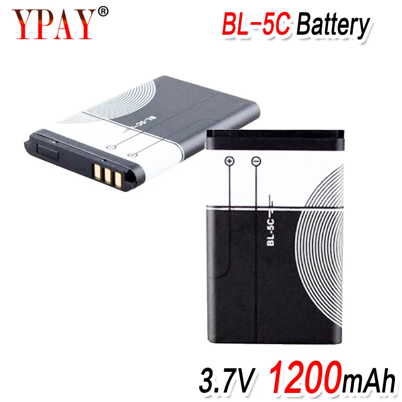 

BL 5C BL5C 1200mAh Replacement Lithium Battery Long Lasting BL-5C Li-ion Batteries For Nokia 6680 6681 6682 6820 6822 7600 7610