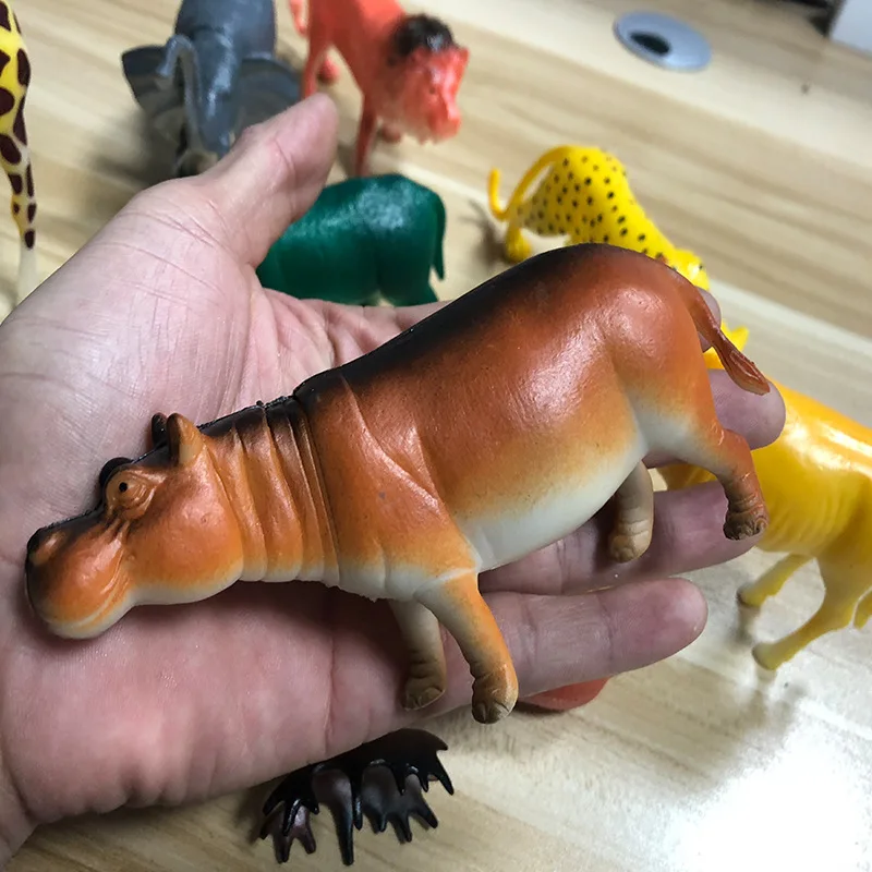 Модель морского организма большая белая акула Краб Дикий Лес Тигр Лев как Игрушка Животные Модель Набор