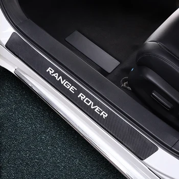 

4Pcs Car Door Sill Sticker Waterproof Anti-scratch Sticker For Land Rover Range Rover Discovery Evoque Freelander Velar Defender