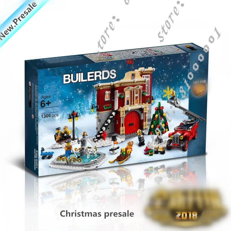 

City Series Creator Expert Winter Toy Shop Building Blocks Bricks Compatible legoinglys 10249 Model Building Toys Christmas gift
