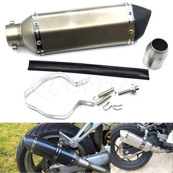 

for 38-51mm Motorcycle Exhaust Muffler Pipe Scooter Dirt Pit Bike Tube For Kawasaki Ninja 500R EX500 650R EX650 ER-6F ER-6N ZX9R