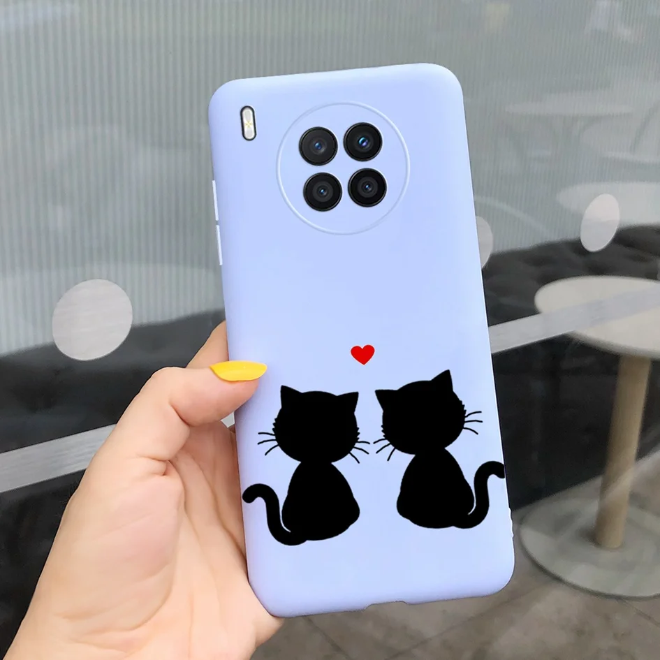 wallet cases For Huawei nova 8i 4G Case Lovely Cow Pig Pets Cartoon Soft Cover For Huawei Nova 8i 2021 Coque nova8i 8 i Honor 50 Lite Housing phone dry bag