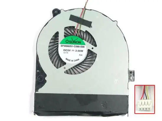 

SUNON EF50060S1-C090-S99 DC 5V 2,00 W 4-проводной вентилятор охлаждения сервера
