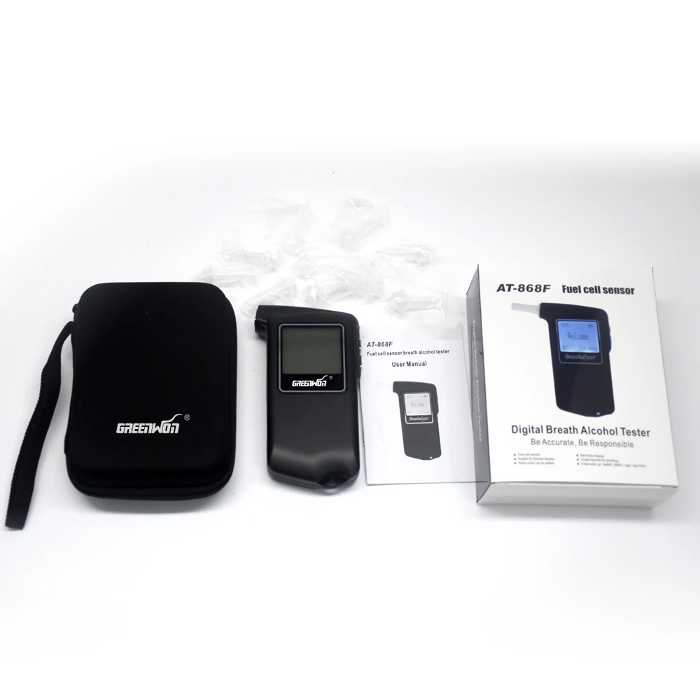 Цифровой алкотестер GREENWON с ЖК дисплеем цифровой подарок для бизнеса|alcohol tester|breath