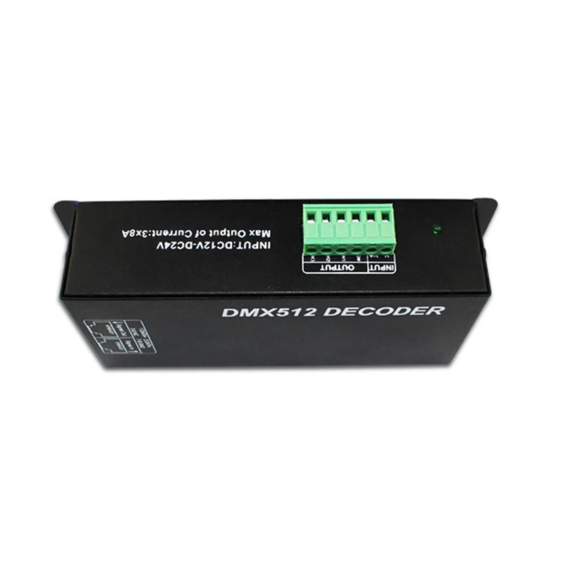 3CH RGBW DMX 512 декодер светодиодный контроллер 3 канала x 4A светодиодный дисплей для светодиодной ленты светильник DC12-24V