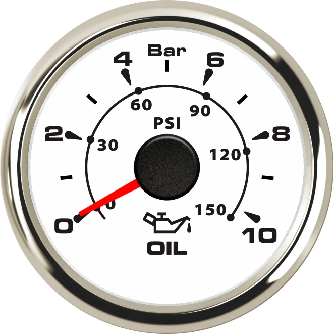 УФ-фильтр 52 мм с Водонепроницаемый масло Давление индикатор измерителя измеритель давления масла 0-10Bar метров 0-75psi ЖК-дисплей для Авто Грузовик Лодка, судно яхта на колесах