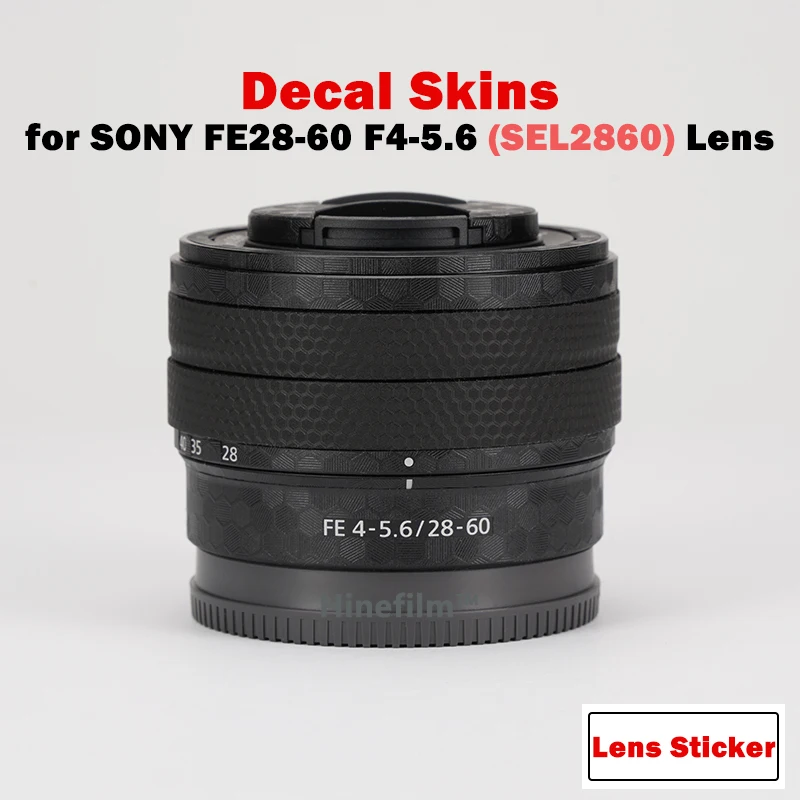 SEL2860 FE28-60mmF4-5.6 Premium Decal Skin for SONY FE28-60 F4-5.6 Lens Protector Anti-scratch Cover Film Sticker