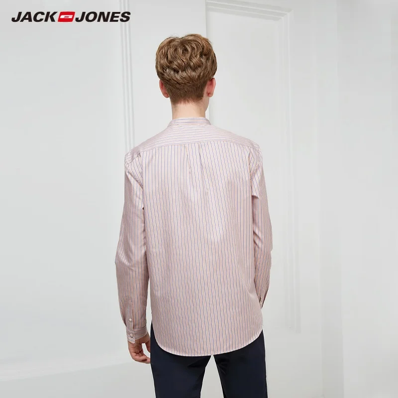 Goede Jackjones Mannen Smart Casual Streep Patroon Lange Mouwen 219105533