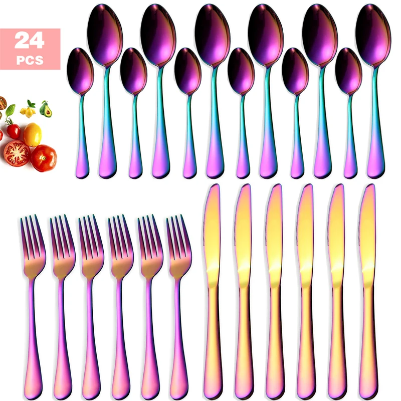 24Pcs Rainbow