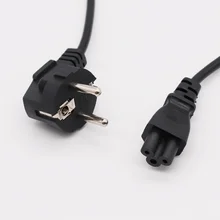 

EU Power Adapter Supply Cord 1.5m 2m 3m Euro Plug IEC C5 Power Cable For HP Notebook Asus Dell Laptop Computer Monitor LG TV