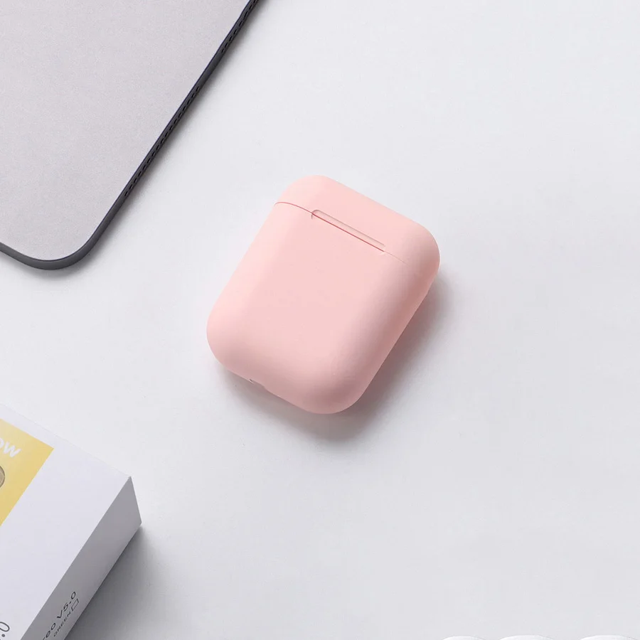 pink have packaging I12 TWS Pro сенсорные беспроводные наушники fone de ouvido игровая гарнитура Bluetooth 5,0 наушники для Iphone Xiaomi huawei samsung - Цвет: pink have packaging