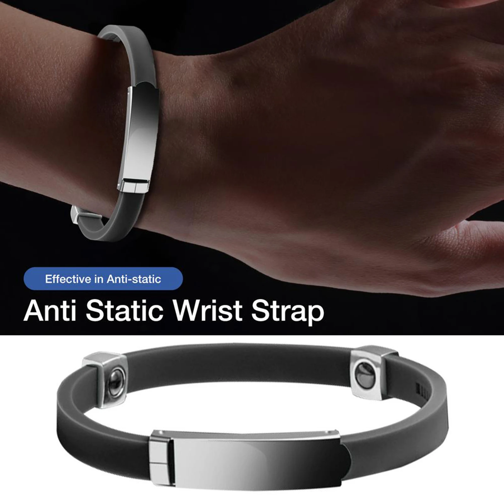 Antistatische Polsband,Silicone Anti Static Polsband Unisex