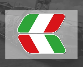 

NEW 2pcs Italian Italy Flag Stickers Fender Badge Emblems Decal Decor motorcycle car styling For Ferrari Fiat VW Golf skoda