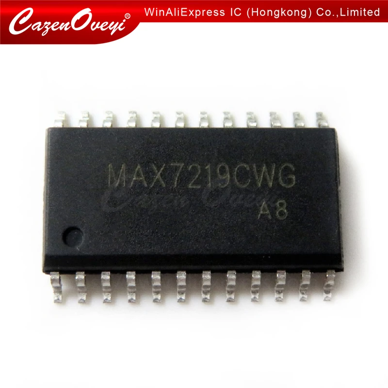 50 шт./лот MAX7219CWG MAX7219EWG MAX7219 SOP-24 новые и оригинальные в наличии | Электронные