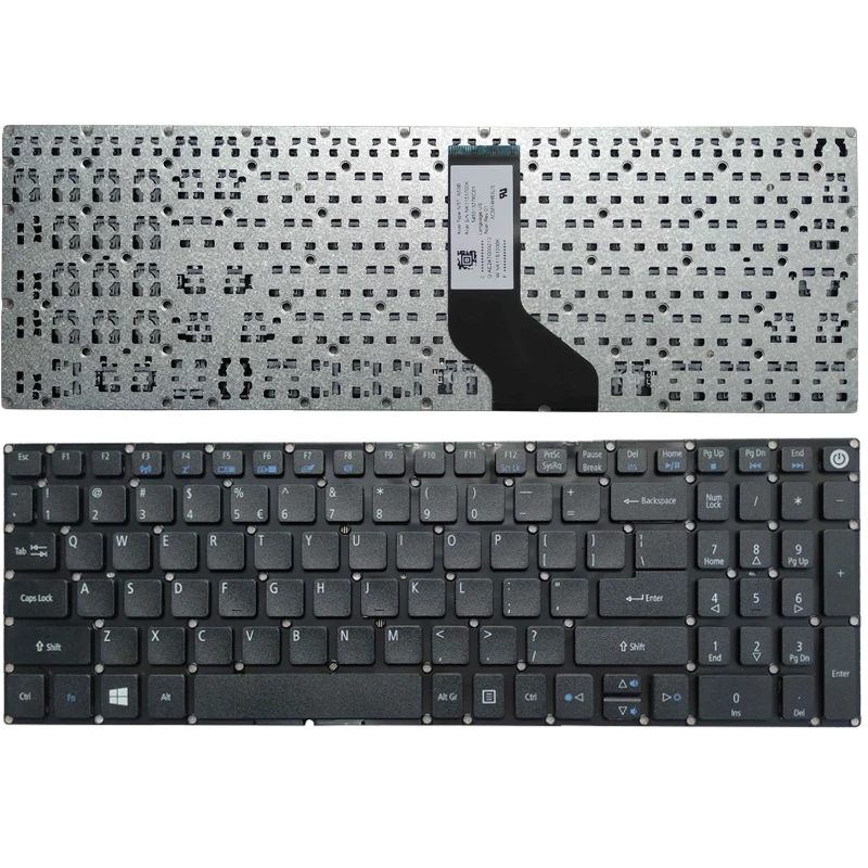 Новая клавиатура US для Acer Aspire A715-71G A717-71G A717-71G-549R US, черная клавиатура для ноутбука без подсветки